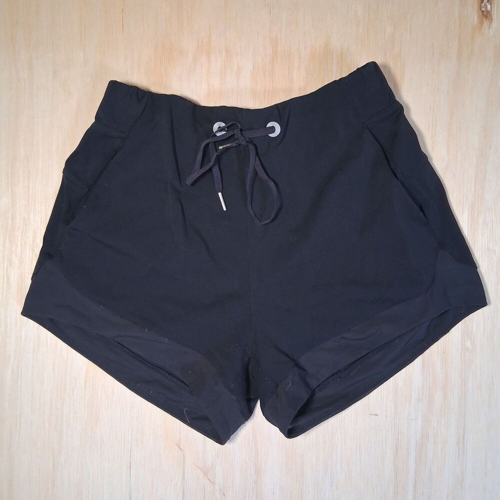 Lululemon Running Shorts Black Womens 4 Small Unlined -Read